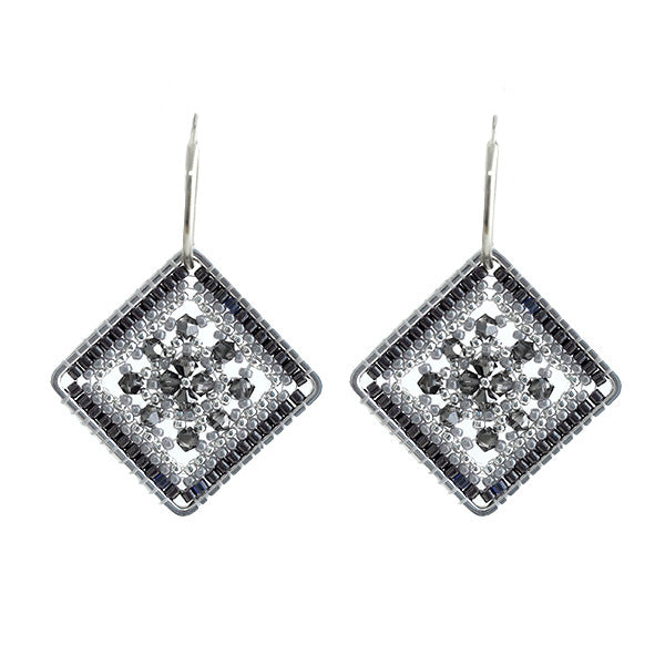 Oorbellen Hiromi Silver night / zilver
