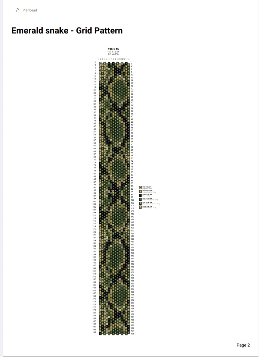 Bracelet " Emerald snake"