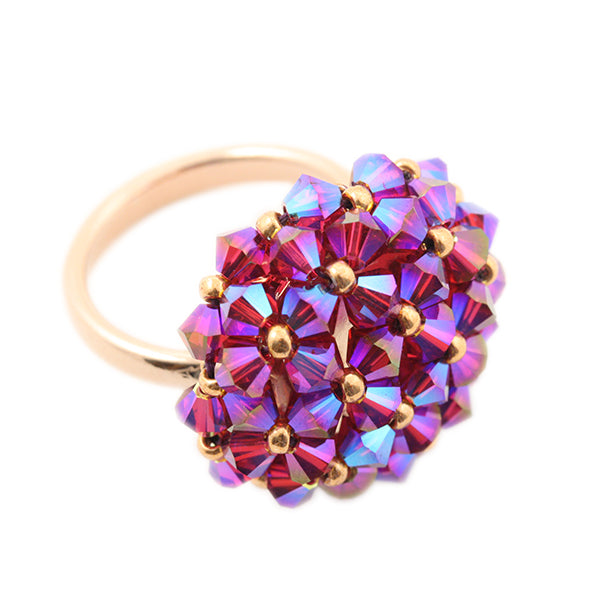 Ring Kibo Ruby AB2x gold