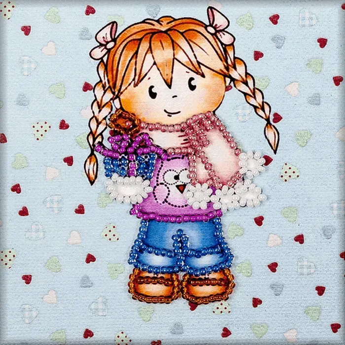 Kralenborduurpakket met magneetje
