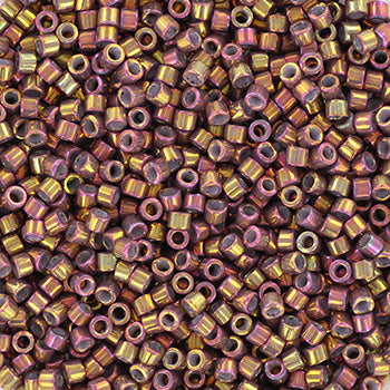 Miuki delica DB-1010 11/0 Metallic iris earth batik gold 5 gr.