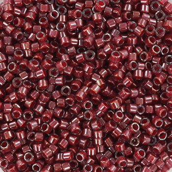 Miyuki delica DB-280 11/0 Cranberry lined luster crystal 5 gr.
