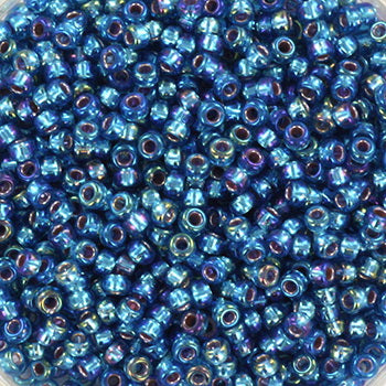 Miyuki rocailles 11/0- 1025 Silverlined ab capri blue 10 gr.