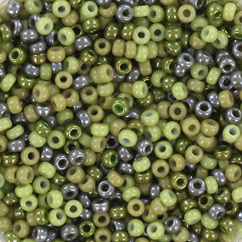 Miyuki rocailles 11/0- mix95 Kaki 10 gr.