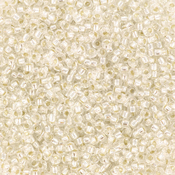 Miyuki rocailles 15/0- 1 Silverlined crystal 5 gr.