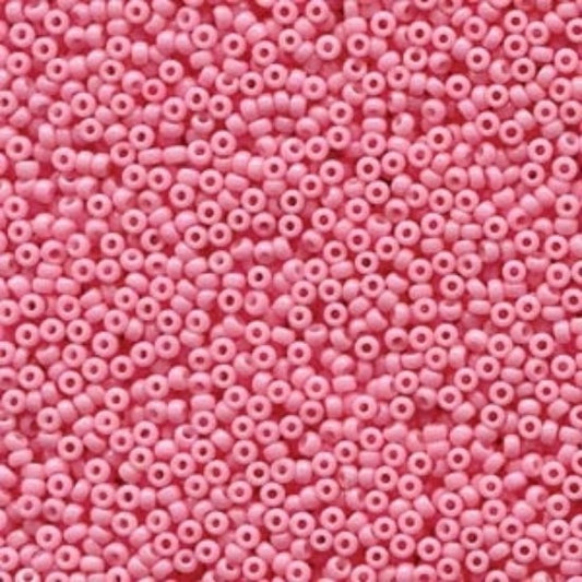 Miyuki rocailles 15/0- 4466  Duracoat opaque light carnation  5 gr.