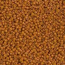 Miyuki rocailles 15/0- 1479  Dyed opaque pumpkin  5 gr.