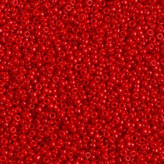 Miyuki rocailles 15/0- 1684  Opaque red  5 gr.