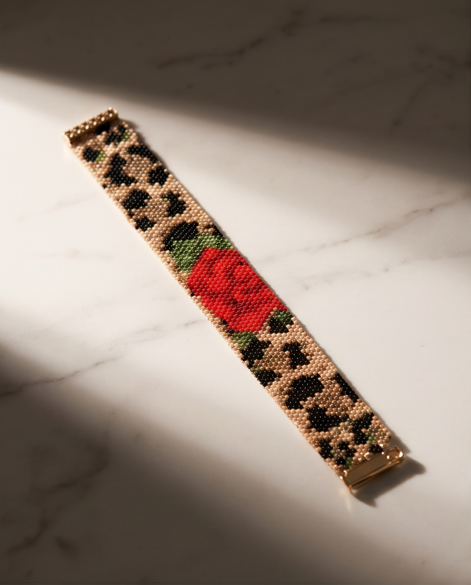 Armband  Wild roses.