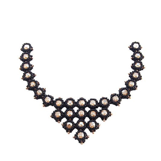 Set ketting Sakura  Golden shadow/ black/ goud