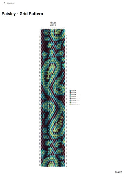 Armband  Paisley.
