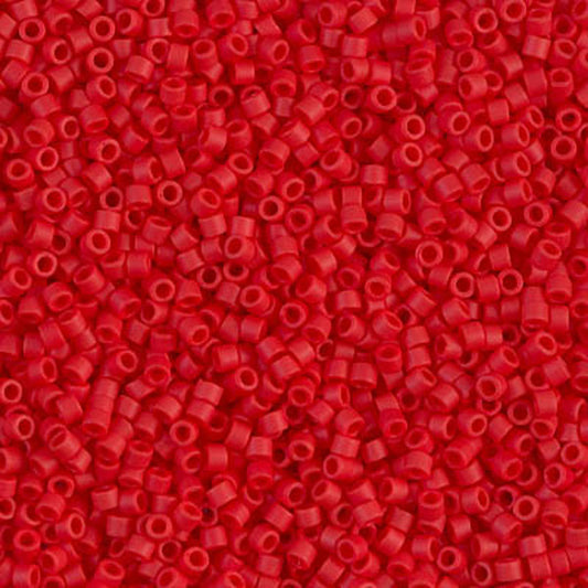 Miyuki delica DB-753 11/0  Opaque matte red  5 gr.