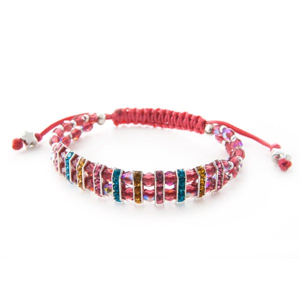 Armband Giti Swarovski  Rose topaz blue zircon