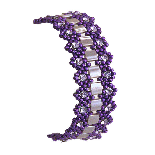 Armband Haruka  Mauve - Dark lila - Violet