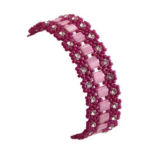 Armband Haruka  Rose-Fuchsia-Vintage rose