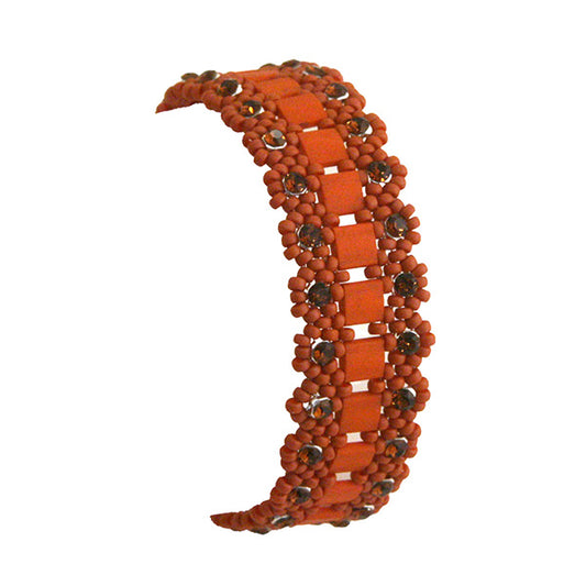 Armband Haruka  Terracotta - Sienne - Smoked Topaz