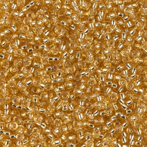 Miyuki rocailles 15/0- 3  Silverlined gold  5 gr.