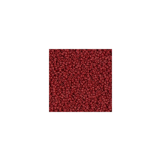 Miyuki rocailles 15/0- 2040  Metallic mat brick red  5 gr.