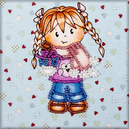Kralenborduurpakket met magneetje