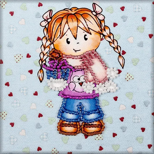 Kralenborduurpakket met magneetje