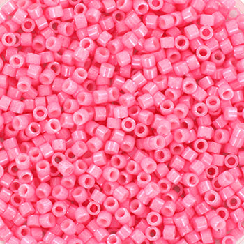Miyuki delica DB-1371 11/0  Opaque dyed carnation pink  5 gr.