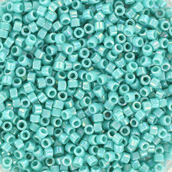 Miyuki delica DB-166 11/0  Opaque turquoise AB  5 gr.