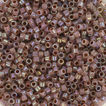 Miyuki delica DB-1749 11/0  Cocoa lined opal AB  5 gr.