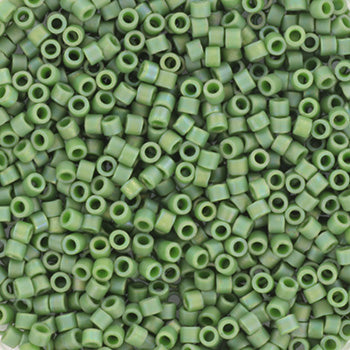 Miyuki delica DB-2312 11/0  Opaque glazed frosted rainbow shamrock  5 gr.