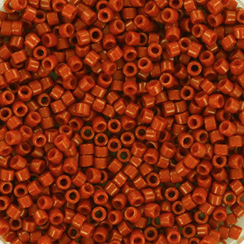 Miyuki delica DB-2352 11/0  Duracoat opaque dyed ginger rust  5 gr.