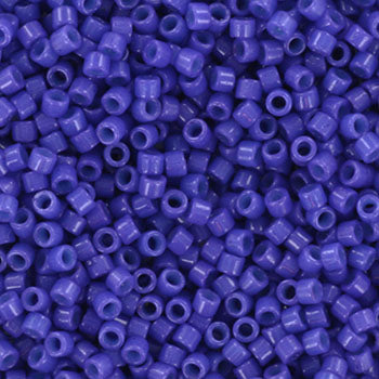 Miyuki delica DB-2359 11/0  Duracoat opaque dyed indigo blue  5 gr.