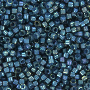 Miyuki delica DB-2384 11/0  Fancy lined dark teal blue  5 gr.