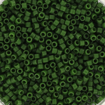 Miyuki delica DB-797 11/0  Opaque semifrosted dyed jade green  5 gr.
