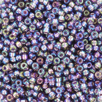 Miyuki rocailles 11/0- 1024  Silverlined ab amethyst   10 gr.