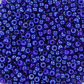 Miyuki rocailles 11/0- 1945  Opaque luster cobalt  10 gr.