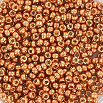 Miyuki rocailles 11/0- 4206  Duracoat galvanized muscat  10 gr.