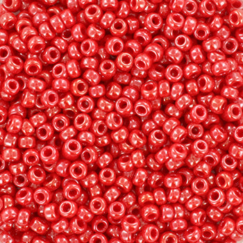 Miyuki rocailles 11/0- 426  Opaque luster red  10 gr.