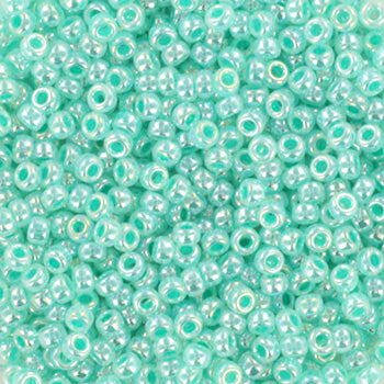 Miyuki rocailles 11/0-536  Ceylon aqua green  10 gr.