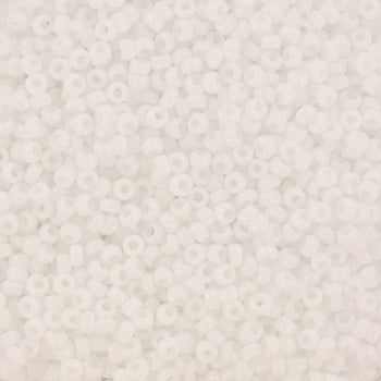 Miyuki rocailles 15/0- 402  White opaque  5 gr.
