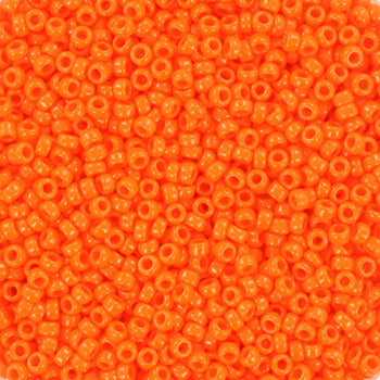 Miyuki rocailles 15/0- 406  Opaque orange  5 gr.