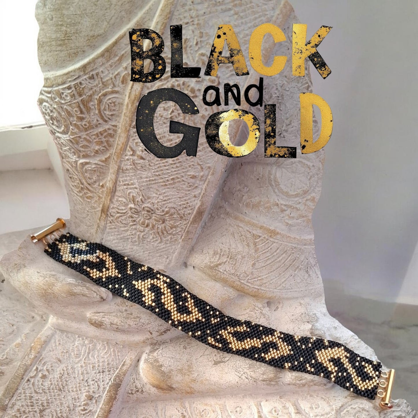Armband Black and Gold