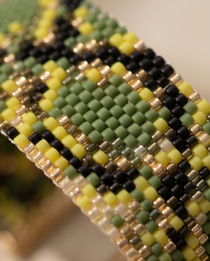 Bracelet " Emerald snake"