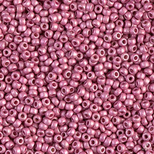 Miyuki Rocailles Matte Duracoat Galvanized Hot pink 11/0-4210F 10 gr